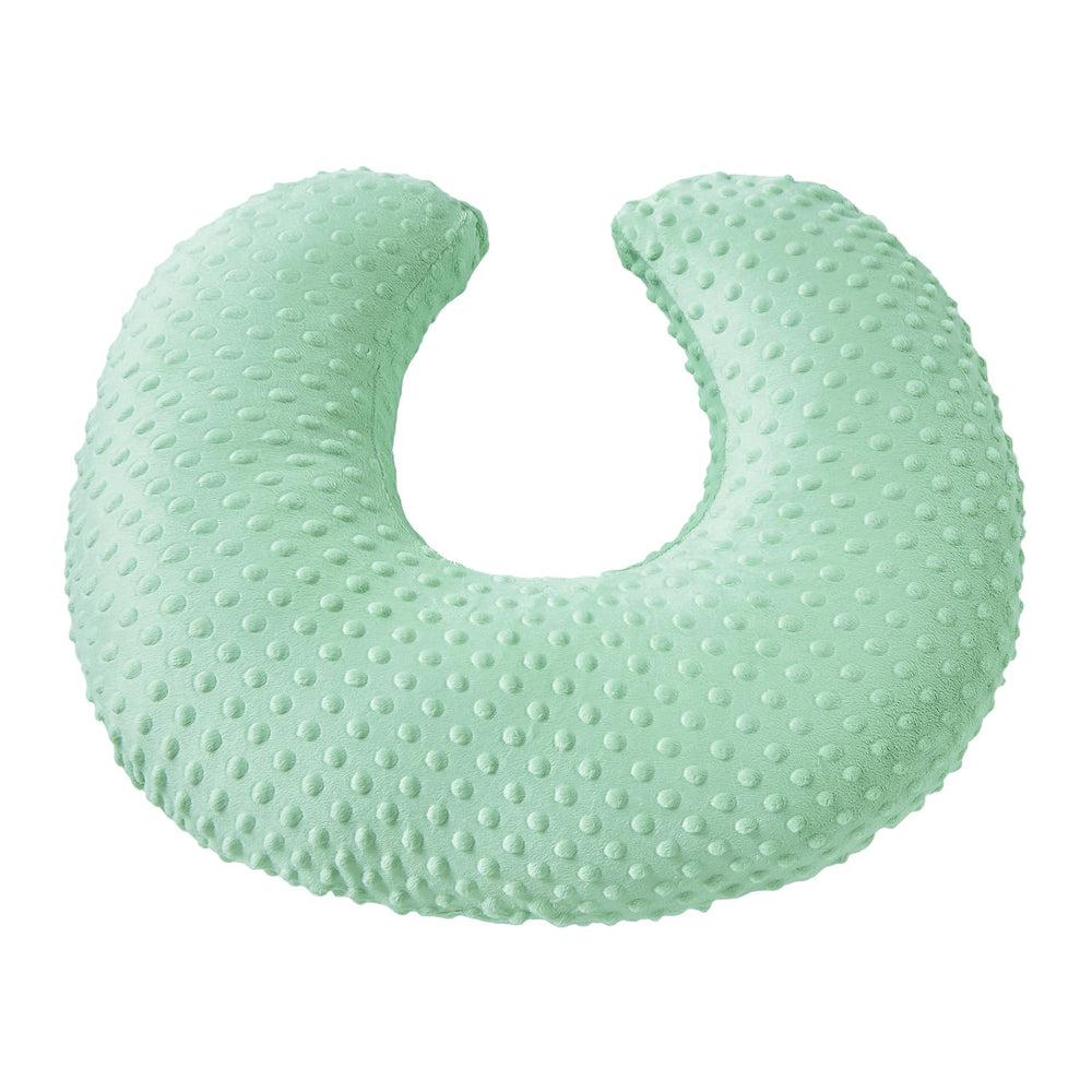 DONOMILO Dots Nursing Pillow Cover hidden-zipper protection keeps baby skin zipper-free