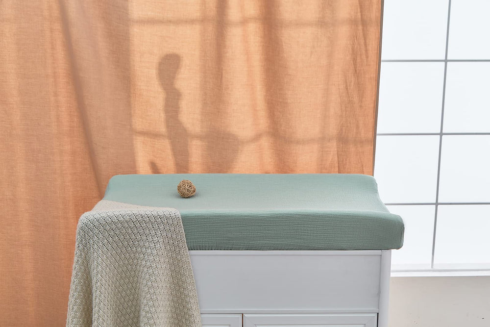 DONOMILO muslin sheets are nursery-ready and breathable for daily changes