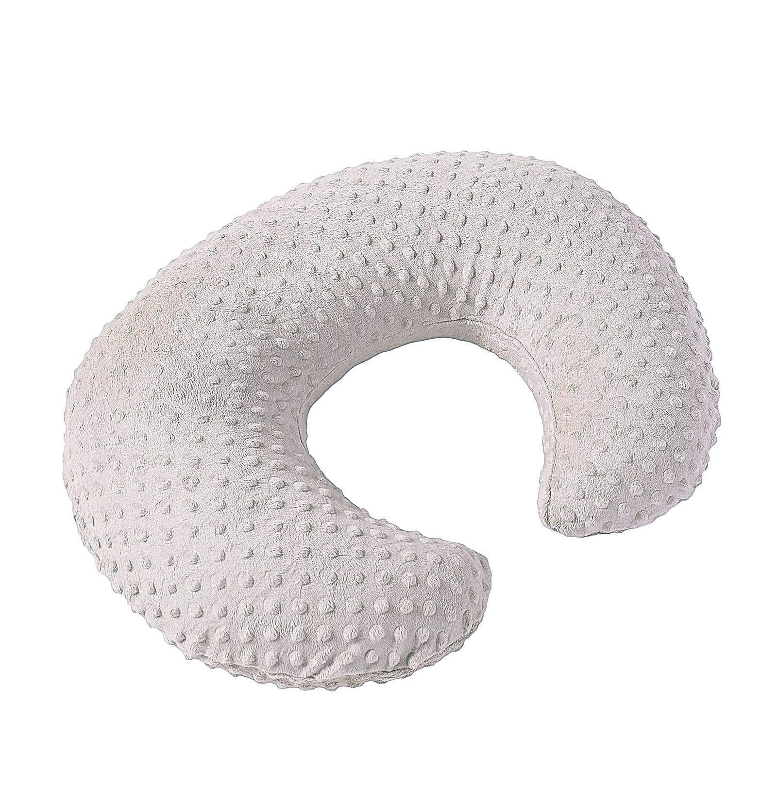 DONOMILO nursing pillow with bottle-feeding setup showing proper angle
