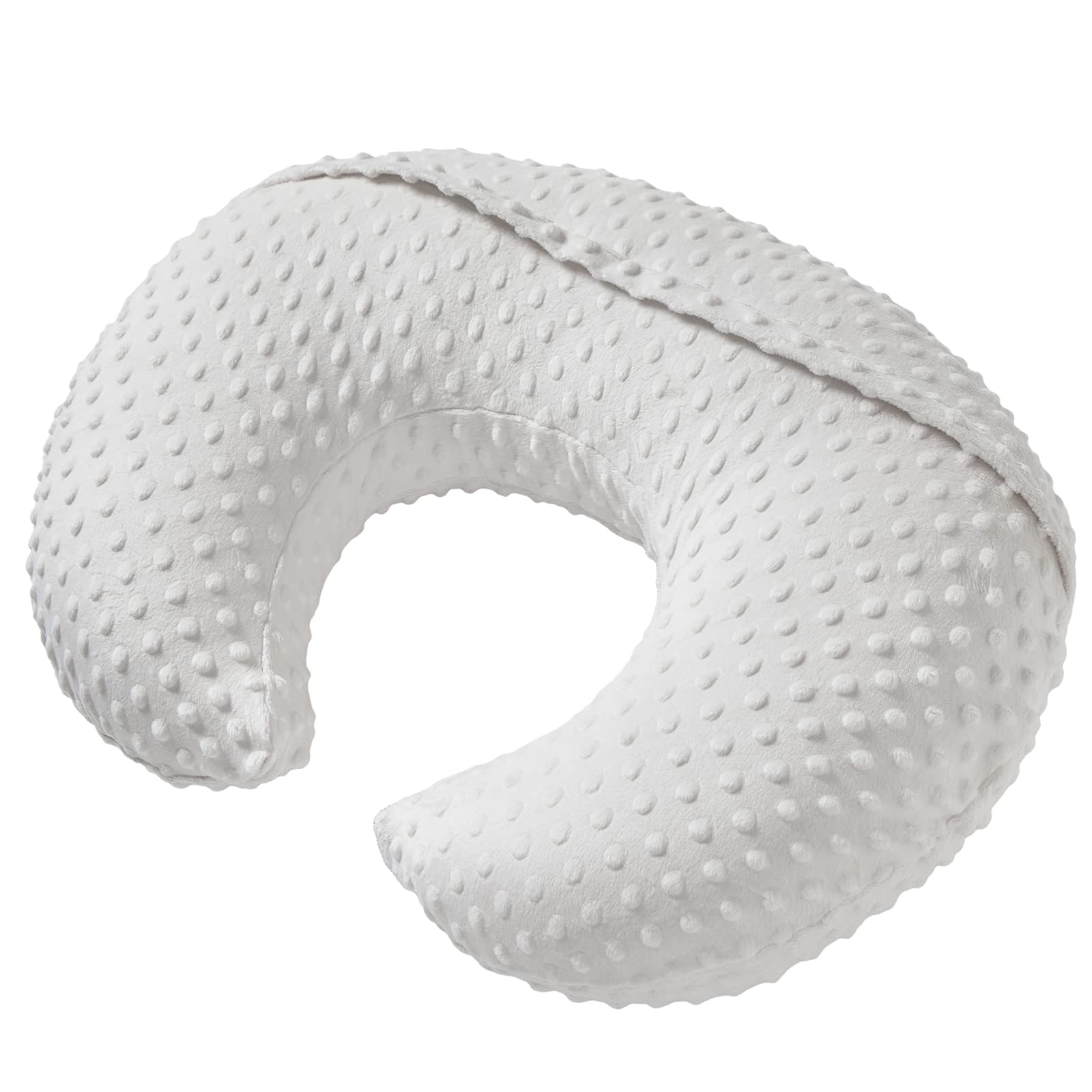 DONOMILO nursing pillow baby breastfeeding position illustration for easier latch and comfort