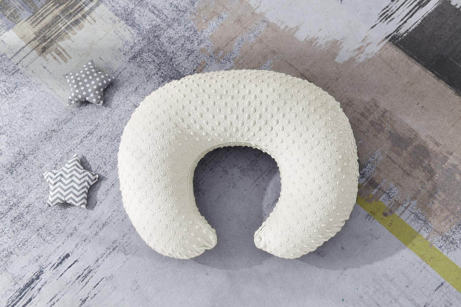 DONOMILO nursing pillow cover-washable emphasizes breathable, skin-friendly fabric you can machine wash