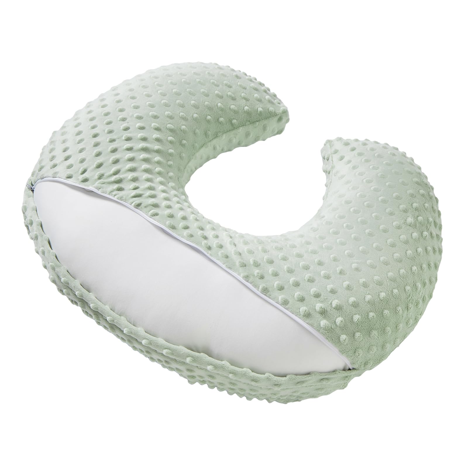 DONOMILO nursing pillow polyester-fill offers cushioned, durable support.