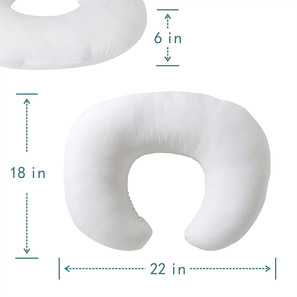 DONOMILO nursing pillow propping-use picture highlights awake-time support.