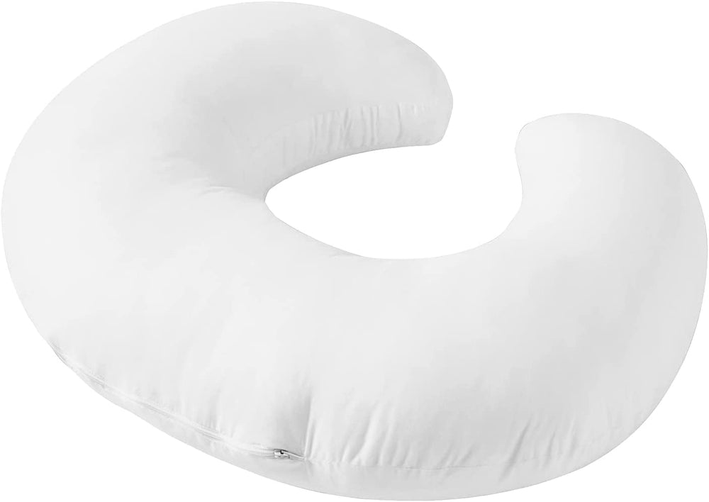 DONOMILO nursing pillow sitting-support image shows baby upright comfort.