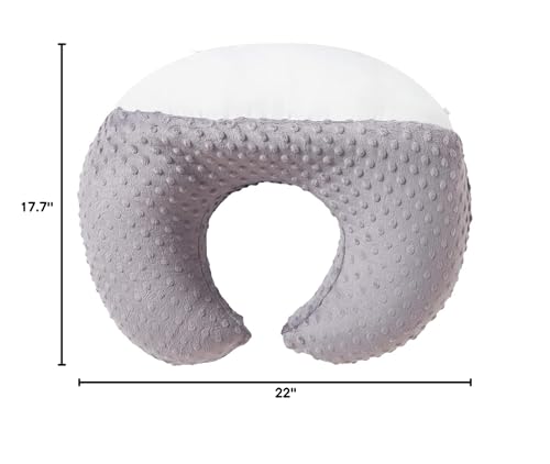 DONOMILO nursing pillow soft elastic polyester fill supports soft comfort during use.