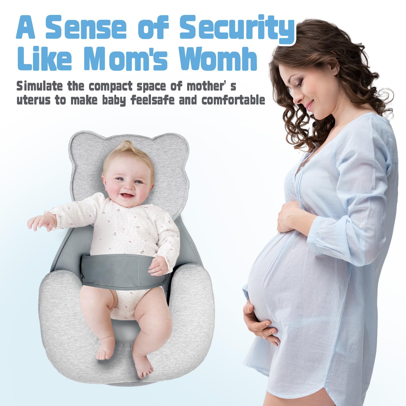 Donpemu reflux pillow safety strap adds secure support during use.