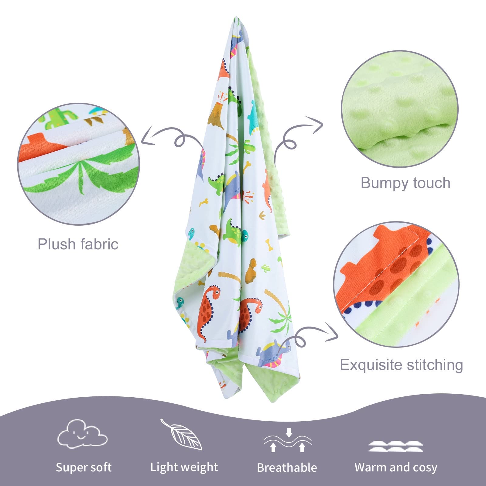 Donsonny blanket used as stroller cover to keep baby comfortable.