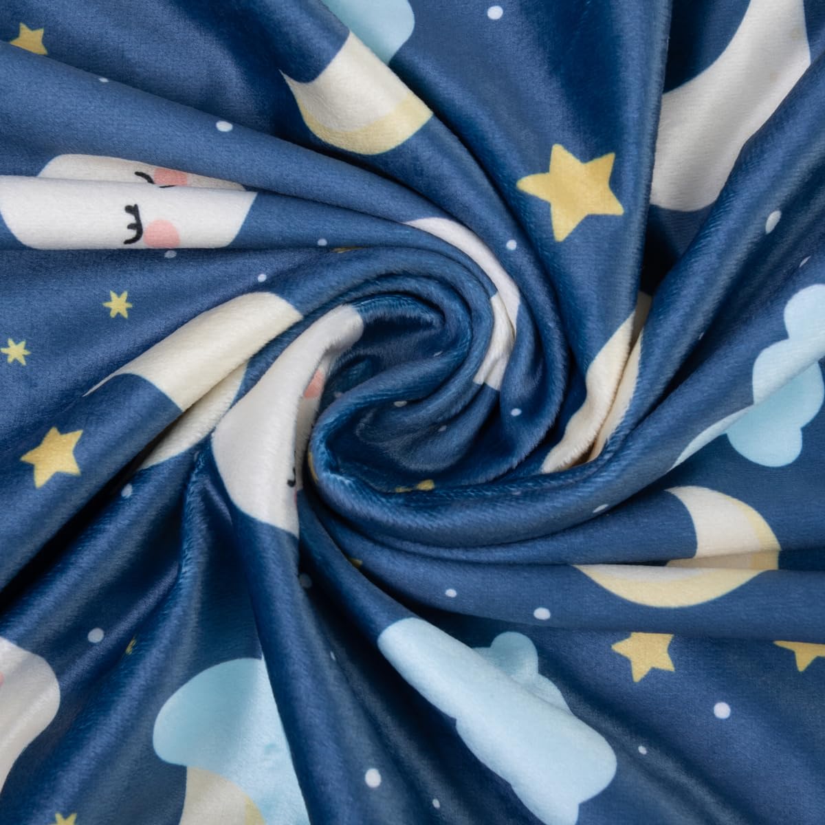 Donsonny baby shower gift blanket with timeless night-sky design and comfort.