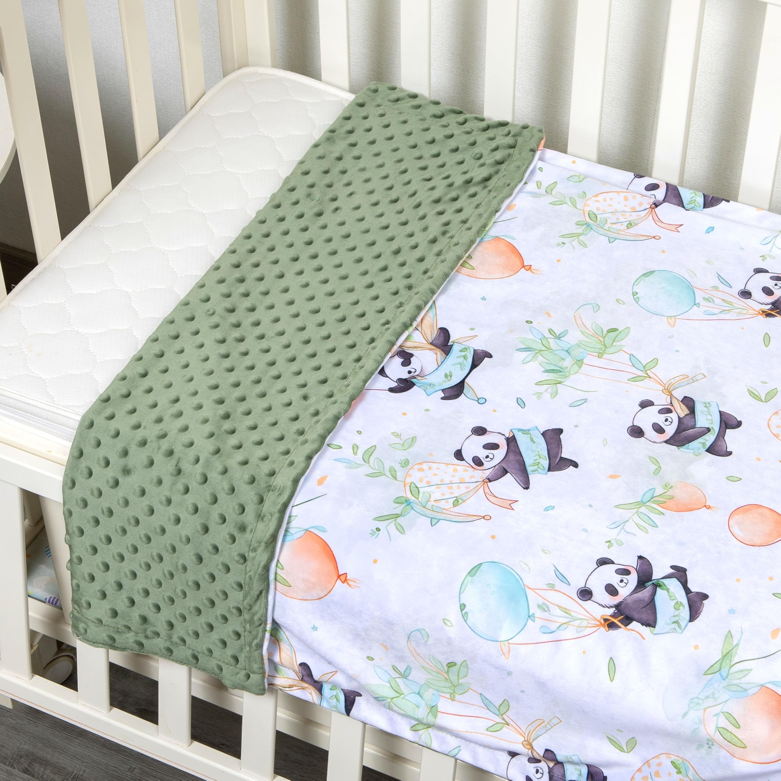 Donsonny Panda blanket size 30x40 inches suitable for crib or stroller