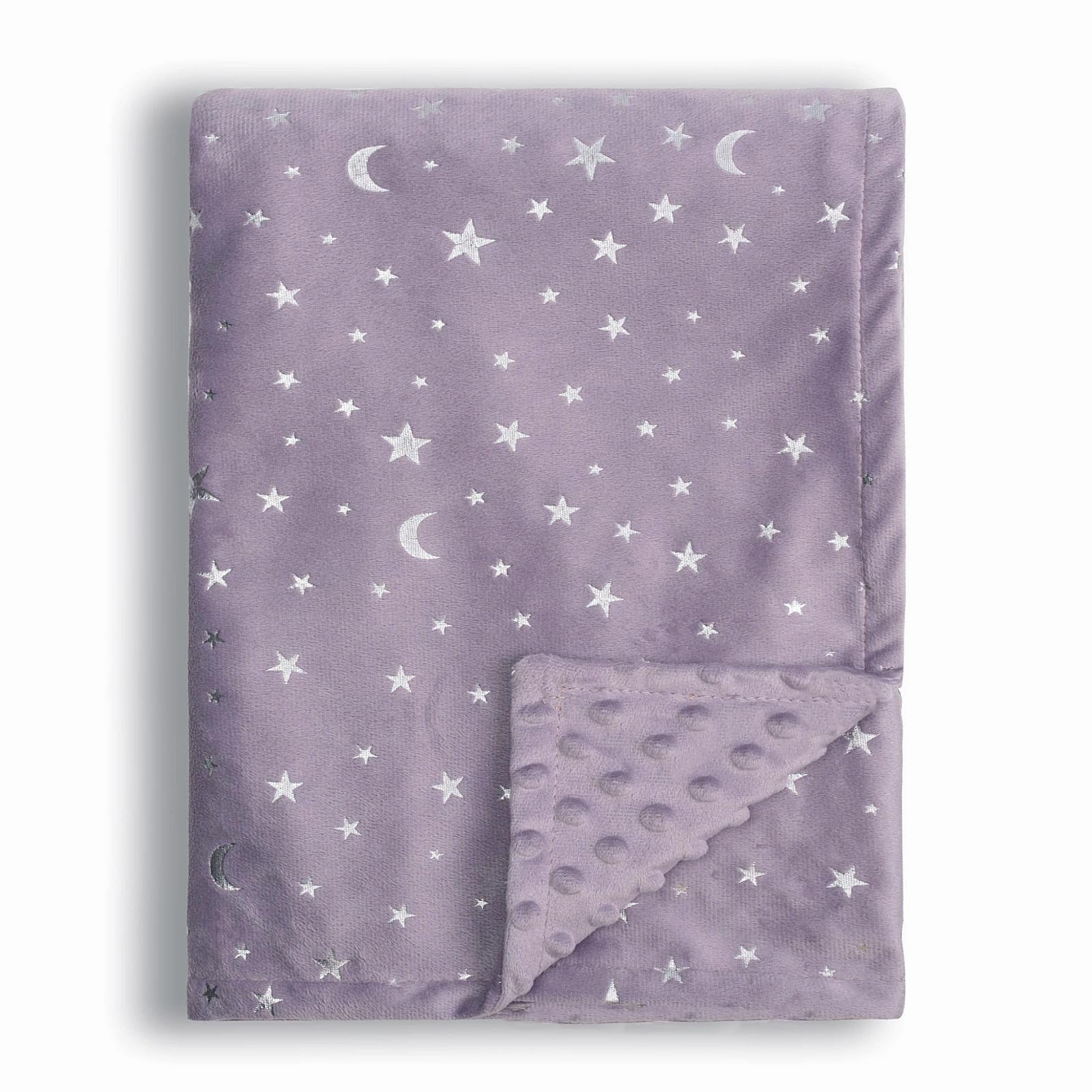 Donsonny star-moon-design baby blanket delivers soft comfort for night sleep