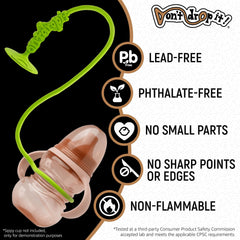 Don't Drop It loop-around cup keeps drinks secure for quick, mess-free playtime.