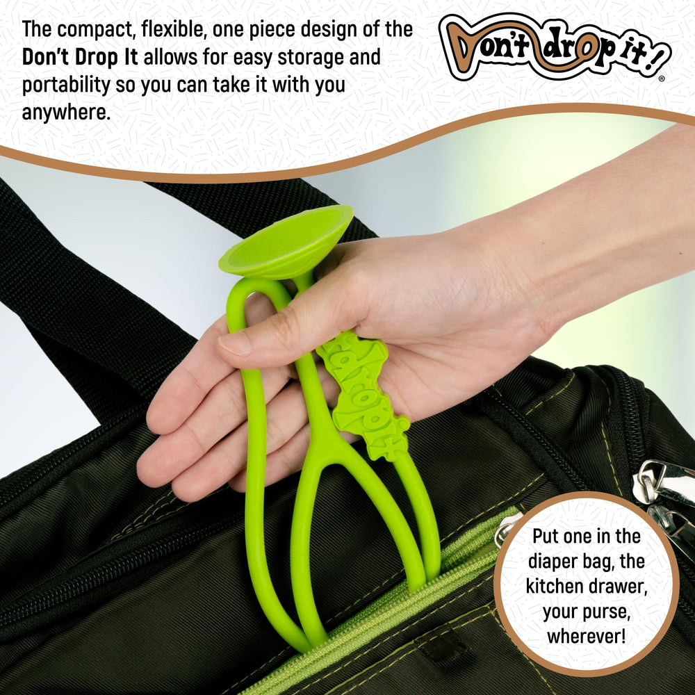 Don't Drop It silicone is lead- and phthalate-free for safer materials.