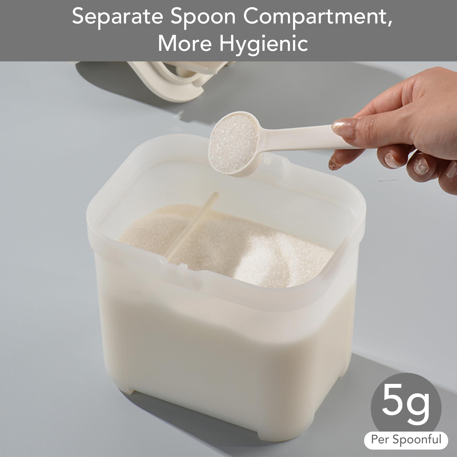 DOOBAANN shockproof baby formula dispenser leakproof-demo proves spill-free transport in bags
