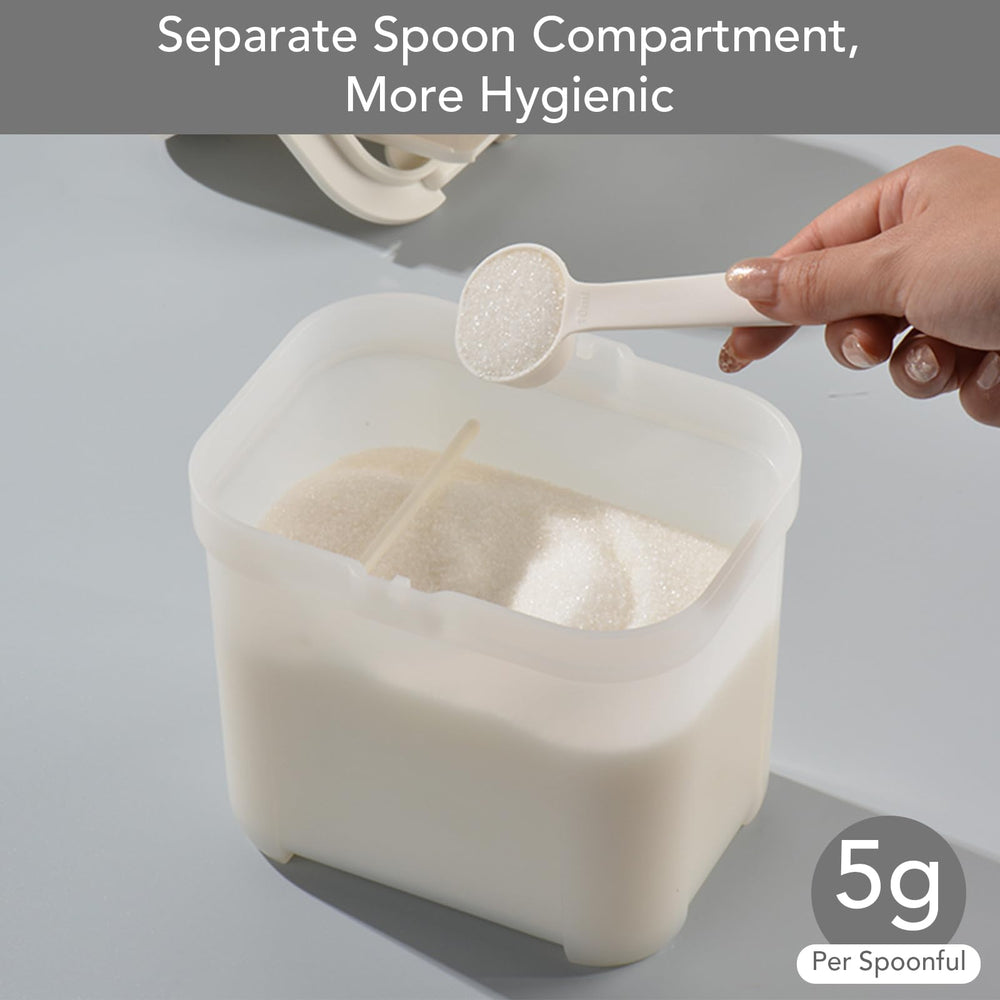 DOOBAANN shockproof baby formula dispenser leakproof-demo proves spill-free transport in bags