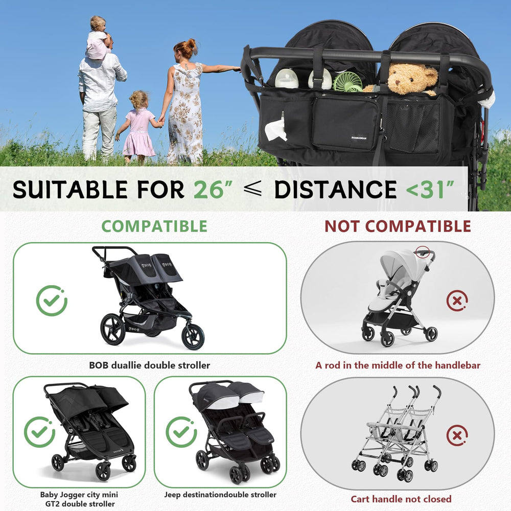 DOODLEBEAN GT2 cup holders hold drinks within reach during jogs.