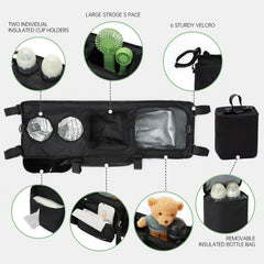DOODLEBEAN insulated cooler bag detaches to keep bottles warm or cool.