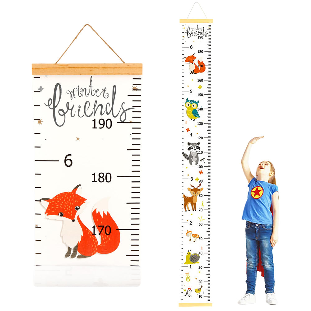 DOOLMIN baby height growth chart full view demonstrates wall-ready milestone tracking