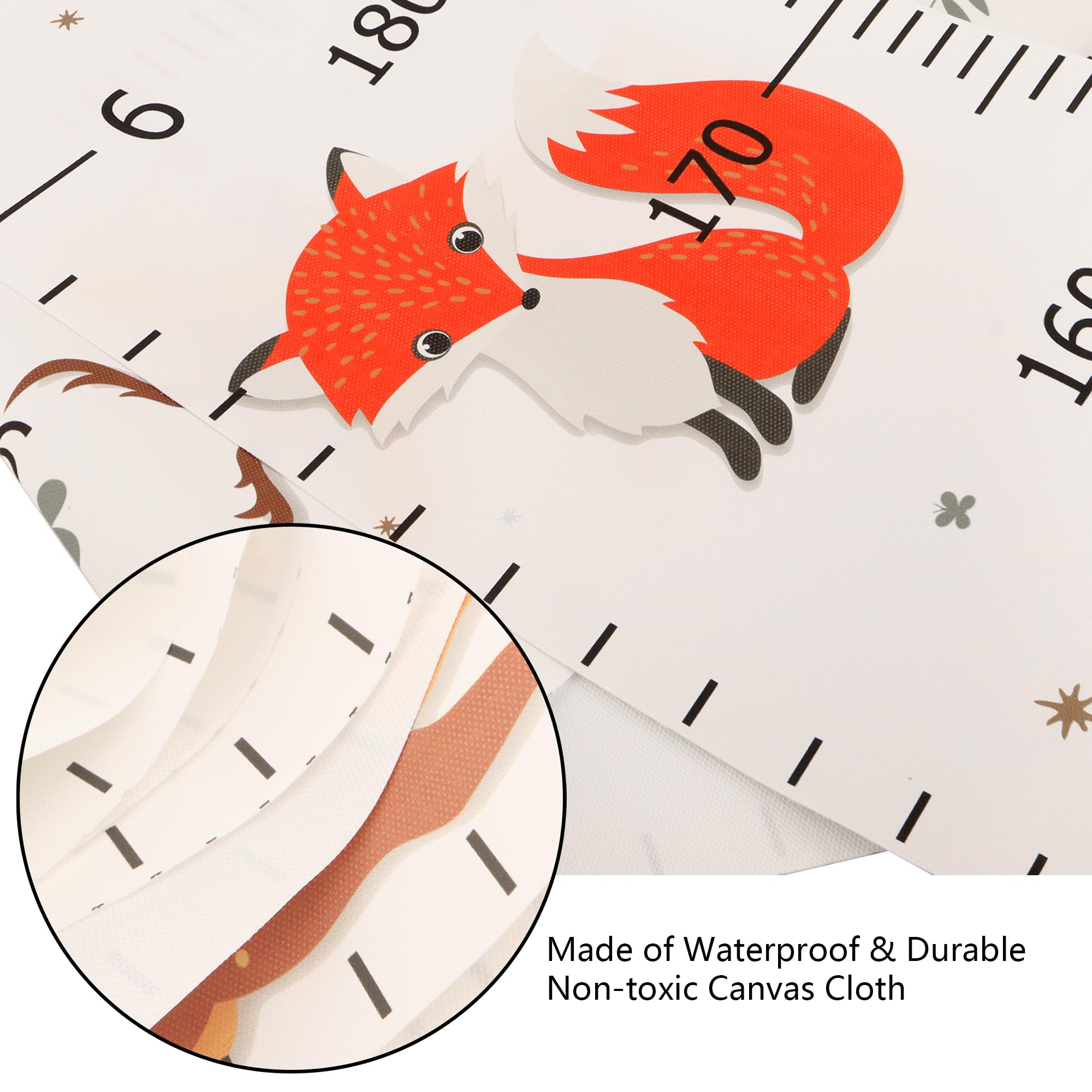 DOOLMIN growth chart nursery decor use fits in bedrooms and playrooms