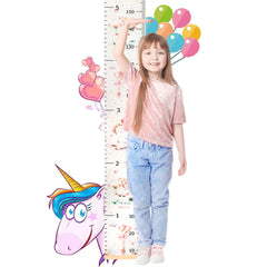 DOOLMIN height chart wood frame detail emphasizes sturdy, kid-safe design.