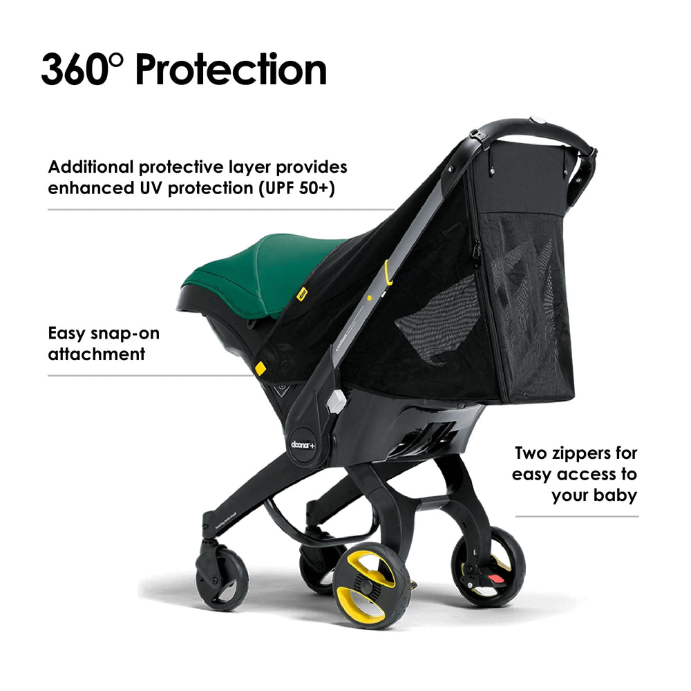 DOONA 360 Protection insect blocker keeps bugs away during a stroll