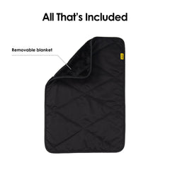Doona Footmuff full-length zipper for quick, safe child placement