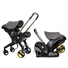 DOONA Greyhound transition from car seat to stroller in seconds.