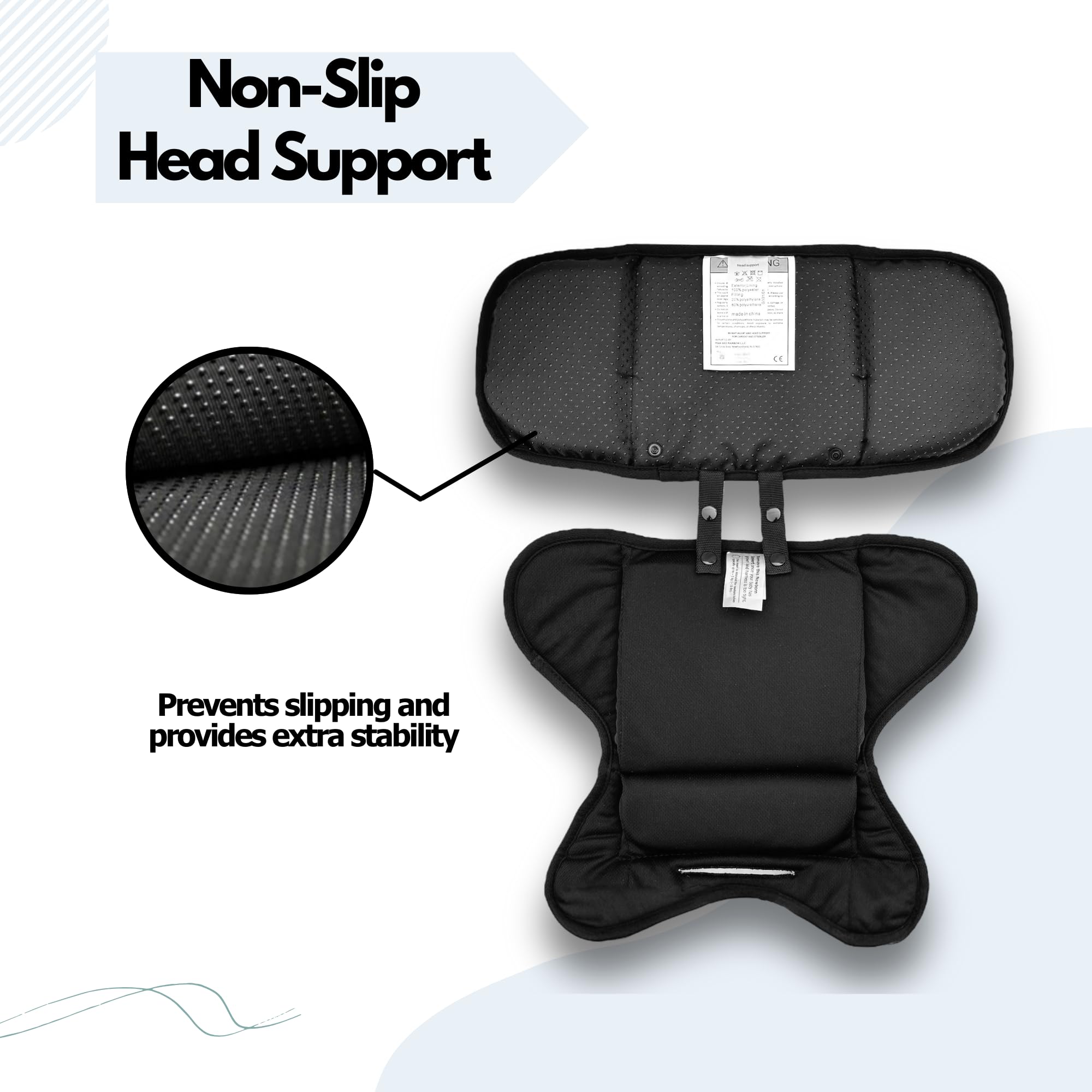 Doona head-and-body inserts in use, offering adaptable space as baby grows