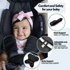 Doona infant insert breathable mesh fabric keeps baby cool during rides