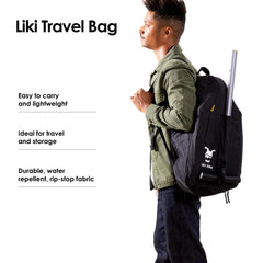 DOONA Liki Travel Bag water-repellent fabric protects your Liki Trike in wet weather.