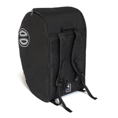 DOONA padded travel bag black front view protects your stroller during travel.