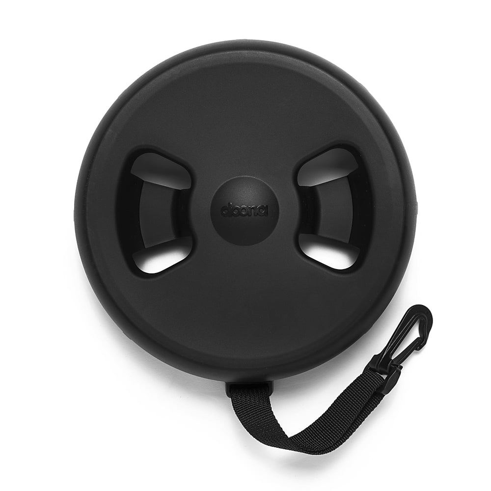 DOONA wheel covers fit stroller wheels securely, reducing mess during car rides.