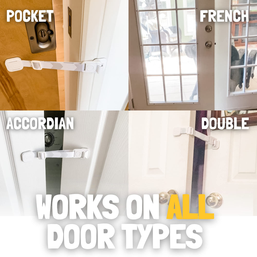 Door Buddy discreet door latch design blends with decor while keeping kids out.