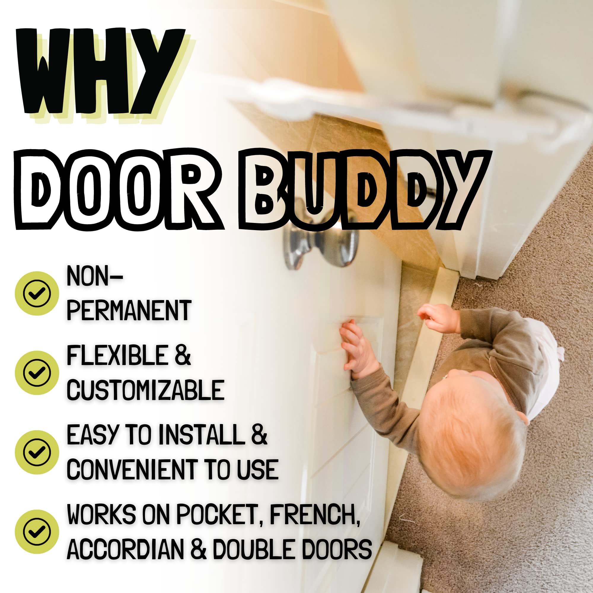 Door Buddy made in USA by parents, small business with affordable safety.