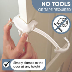 Door Monkey knob and lever compatibility shows versatile locking for various doors