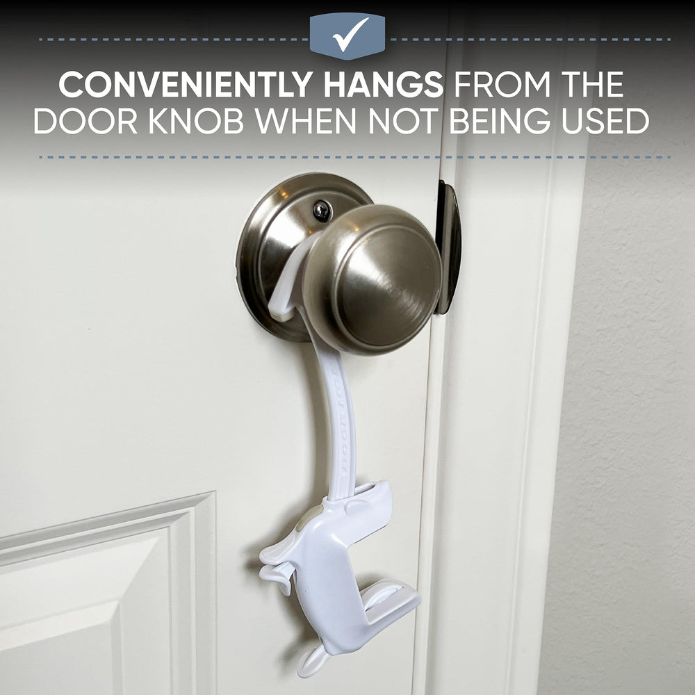 Door Monkey no-tools installation highlights damage-free setup