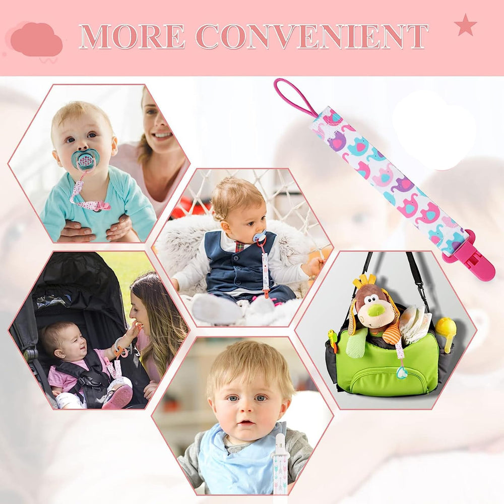 Dooyilets gift-ready clip set makes a thoughtful baby shower present.