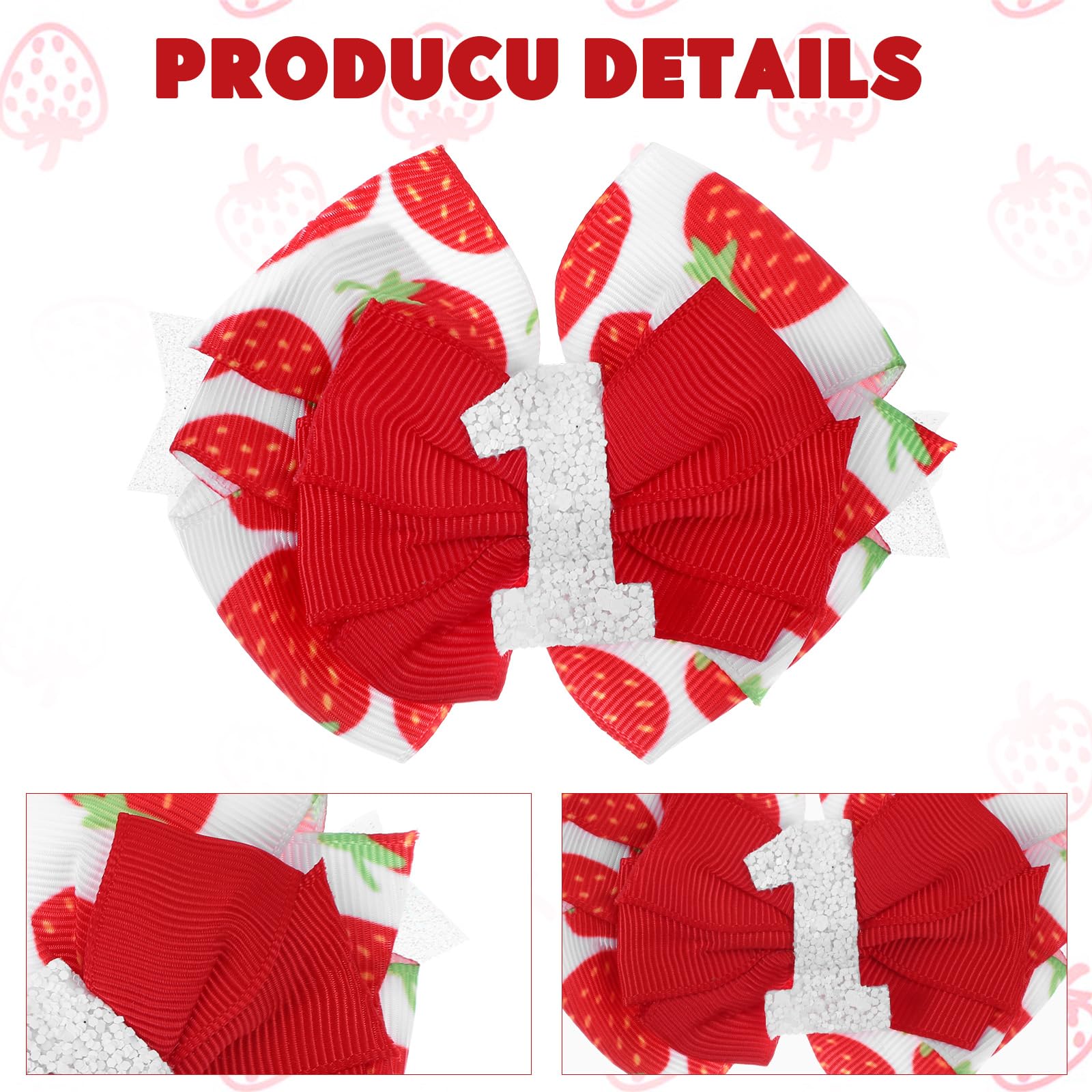 DOPENSPI Hair Band Photo-Shoot Ready—detachable bow for stroller or nursery decor.
