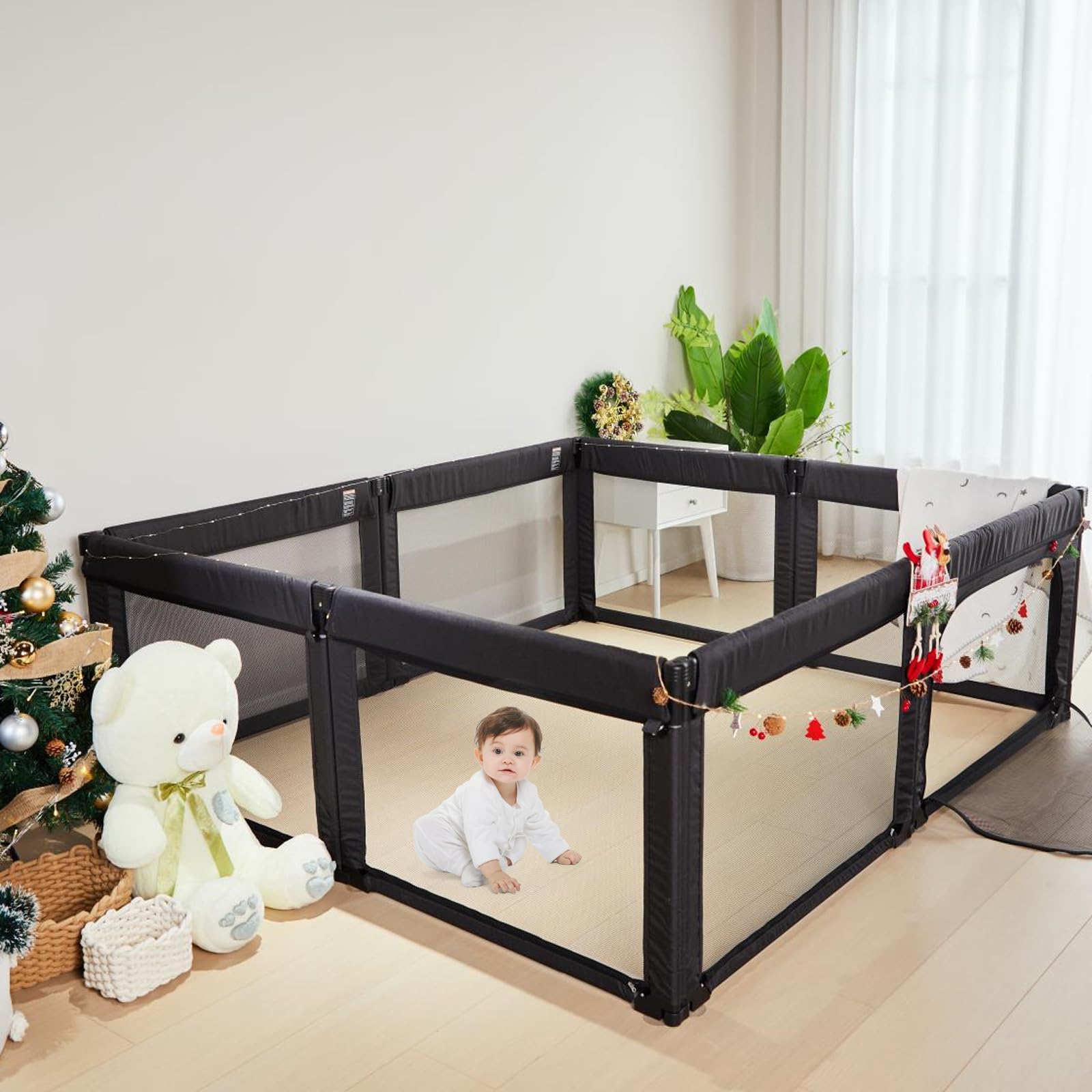 Dora dotey Doradotey playpen travel-ready in car trunk for family visits