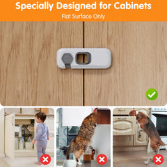 Dorabaliy cabinet locks demonstrate strong adhesive and residue-free removal for quick repositioning