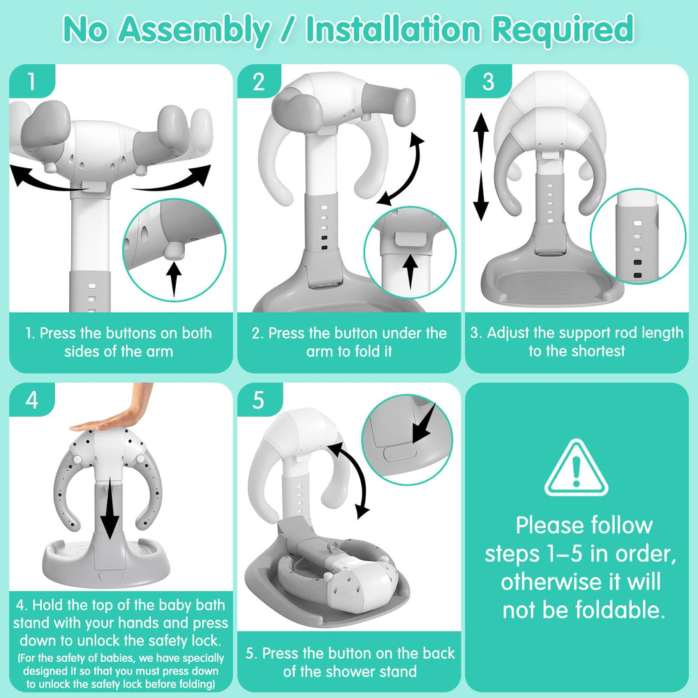 Dorabaliy adjustable-width-height for 6-36 month babies