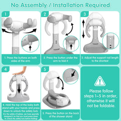 Dorabaliy adjustable-width-height for 6-36 month babies