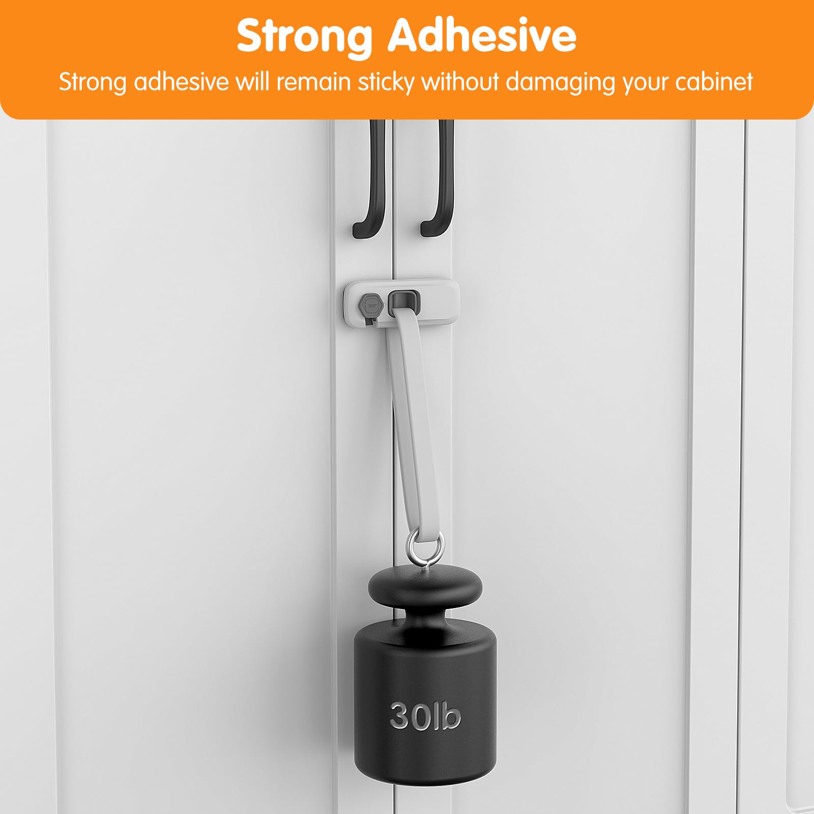Dorabaliy premium ABS material cabinet locks ensure non-toxic safety for active households