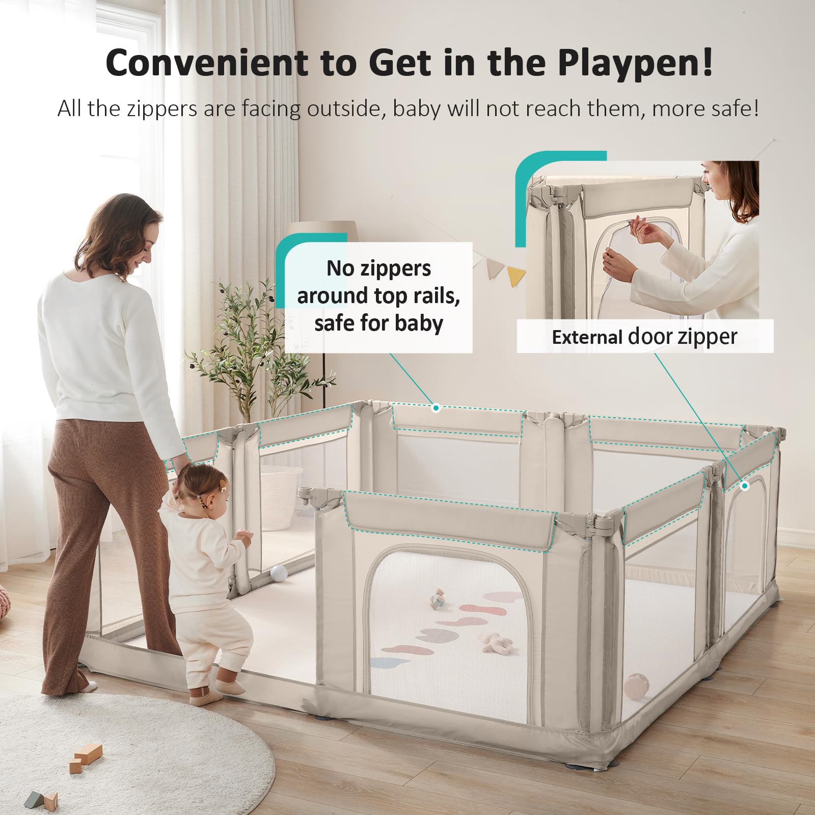 Dora dotey Doradotey breathable mesh provides 360-degree visibility and baby comfort