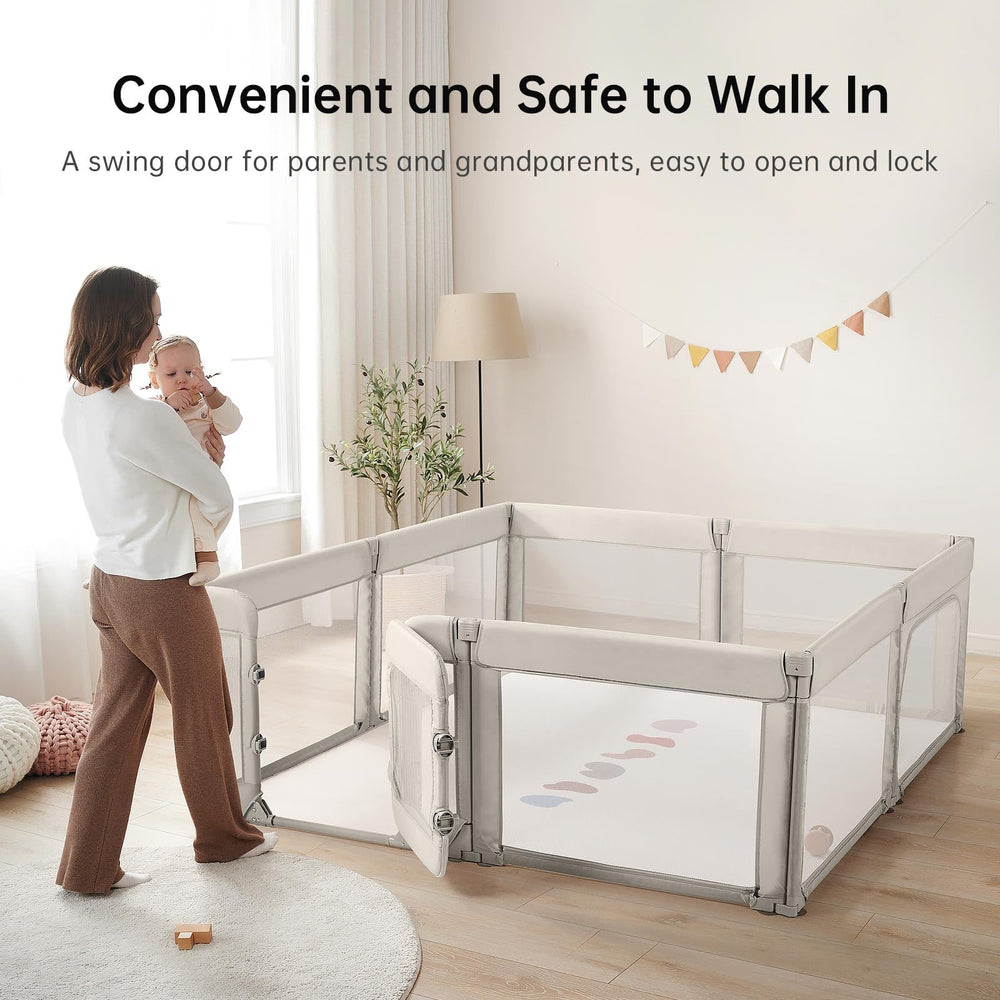 Dora dotey safety padded rails highlight soft edges to reduce bumps during play.