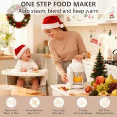 Dorfly baby food maker glass reservoir shows durable plastic-free design for pureeing fresh ingredients