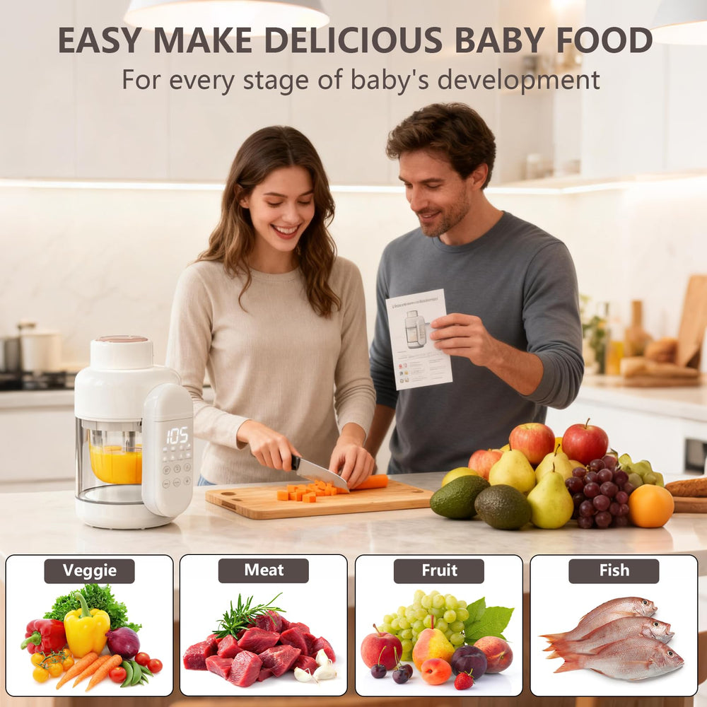 DORFLY baby-food-maker non-stick, easy-clean design helps prevent limescale buildup