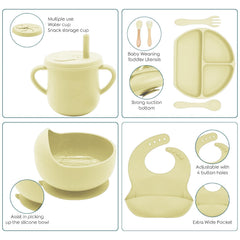 Dormlony baby utensils spoons and forks easy for little hands.