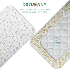 Dormlony ultra-soft muslin close-up shows gentle fabric texture