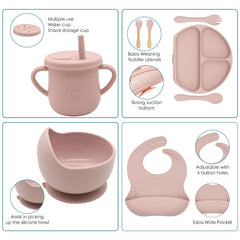 Dormlony pink sippy cup supports independent drinking during meals