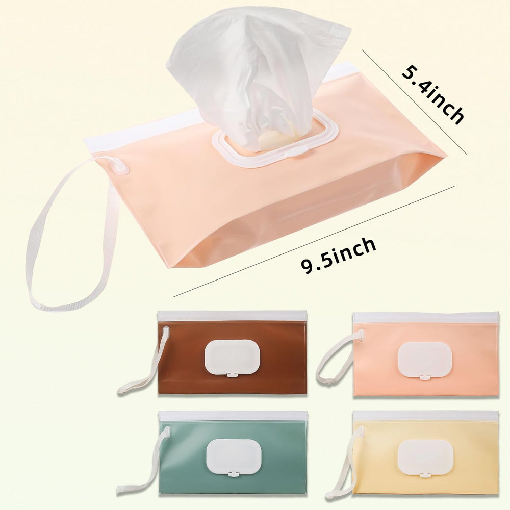 DOSAKEIKO refillable case holding 30-40 wipes for travel